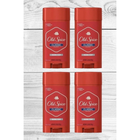 Old Spice Classic Deodorant Stick, Original 3.25 oz (4Pack ) - Picture 1 of 9